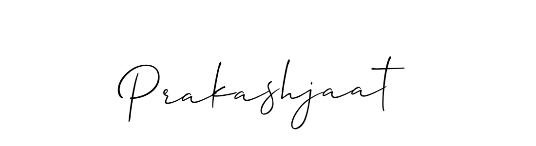 How to Draw Prakashjaat signature style? Allison_Script is a latest design signature styles for name Prakashjaat. Prakashjaat signature style 2 images and pictures png