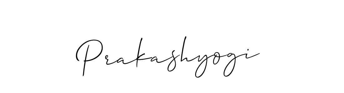 How to Draw Prakashyogi signature style? Allison_Script is a latest design signature styles for name Prakashyogi. Prakashyogi signature style 2 images and pictures png
