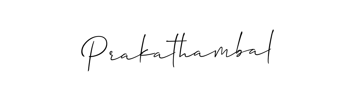 How to Draw Prakathambal signature style? Allison_Script is a latest design signature styles for name Prakathambal. Prakathambal signature style 2 images and pictures png
