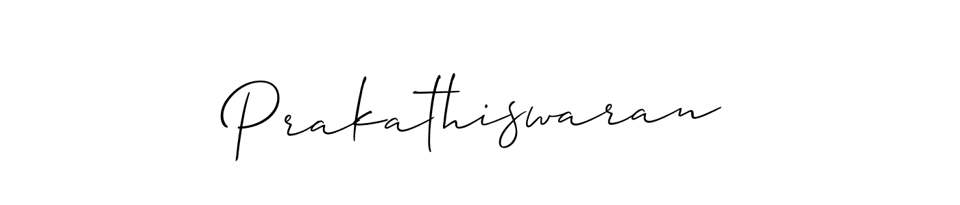 Prakathiswaran stylish signature style. Best Handwritten Sign (Allison_Script) for my name. Handwritten Signature Collection Ideas for my name Prakathiswaran. Prakathiswaran signature style 2 images and pictures png