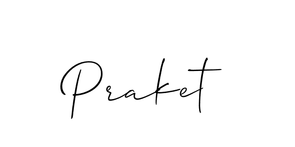 Praket stylish signature style. Best Handwritten Sign (Allison_Script) for my name. Handwritten Signature Collection Ideas for my name Praket. Praket signature style 2 images and pictures png