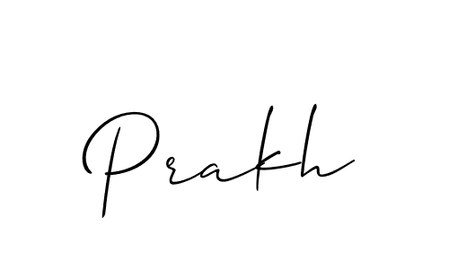 Best and Professional Signature Style for Prakh. Allison_Script Best Signature Style Collection. Prakh signature style 2 images and pictures png