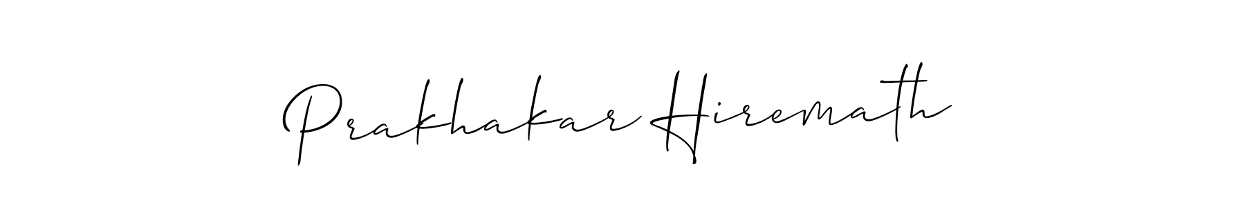 Prakhakar Hiremath stylish signature style. Best Handwritten Sign (Allison_Script) for my name. Handwritten Signature Collection Ideas for my name Prakhakar Hiremath. Prakhakar Hiremath signature style 2 images and pictures png