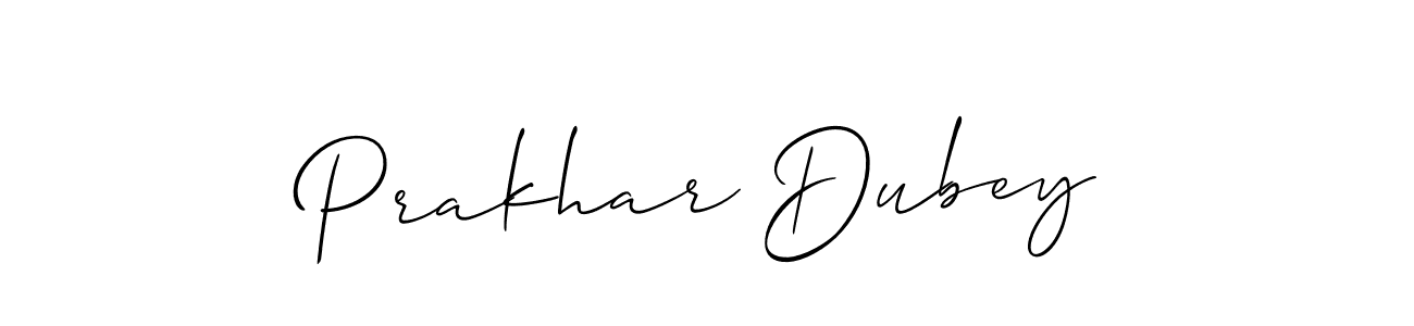 Check out images of Autograph of Prakhar Dubey name. Actor Prakhar Dubey Signature Style. Allison_Script is a professional sign style online. Prakhar Dubey signature style 2 images and pictures png