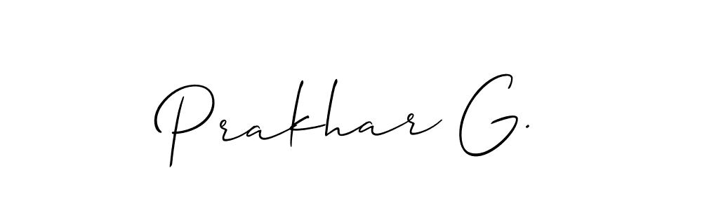 Make a beautiful signature design for name Prakhar G.. Use this online signature maker to create a handwritten signature for free. Prakhar G. signature style 2 images and pictures png