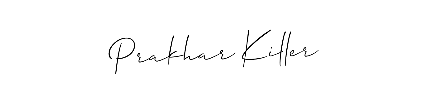 This is the best signature style for the Prakhar Killer name. Also you like these signature font (Allison_Script). Mix name signature. Prakhar Killer signature style 2 images and pictures png