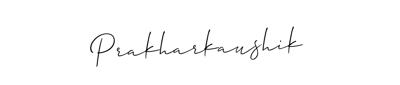 Similarly Allison_Script is the best handwritten signature design. Signature creator online .You can use it as an online autograph creator for name Prakharkaushik. Prakharkaushik signature style 2 images and pictures png