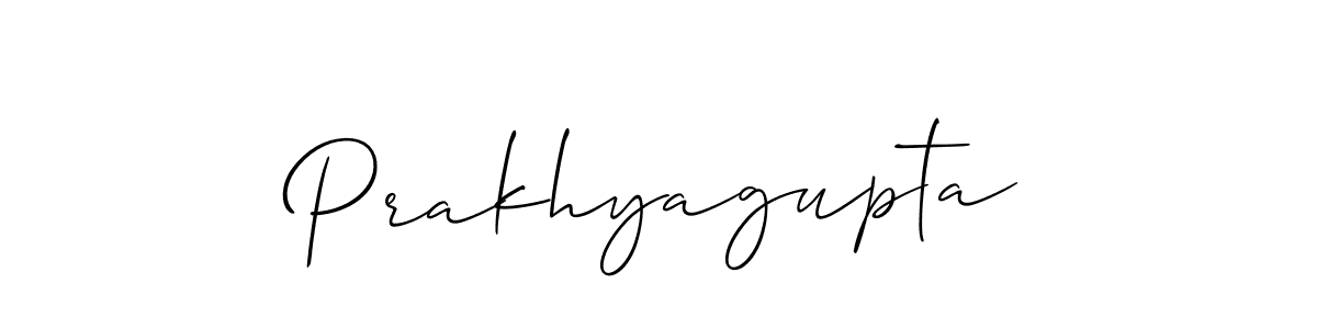 How to Draw Prakhyagupta signature style? Allison_Script is a latest design signature styles for name Prakhyagupta. Prakhyagupta signature style 2 images and pictures png