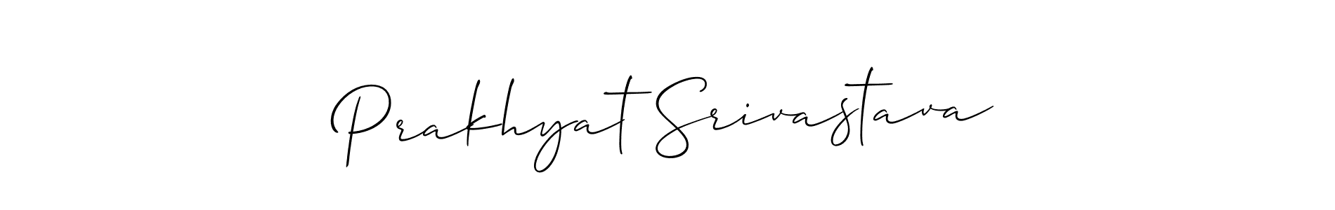 Best and Professional Signature Style for Prakhyat Srivastava. Allison_Script Best Signature Style Collection. Prakhyat Srivastava signature style 2 images and pictures png