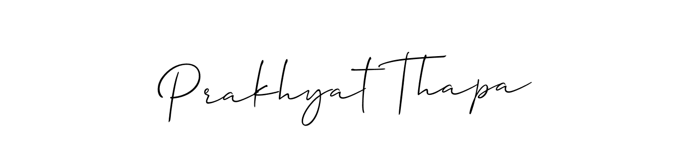 See photos of Prakhyat Thapa official signature by Spectra . Check more albums & portfolios. Read reviews & check more about Allison_Script font. Prakhyat Thapa signature style 2 images and pictures png