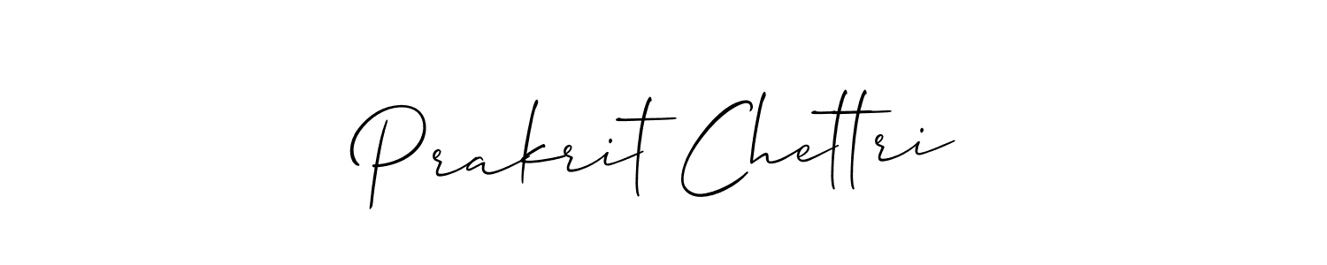 The best way (Allison_Script) to make a short signature is to pick only two or three words in your name. The name Prakrit Chettri include a total of six letters. For converting this name. Prakrit Chettri signature style 2 images and pictures png