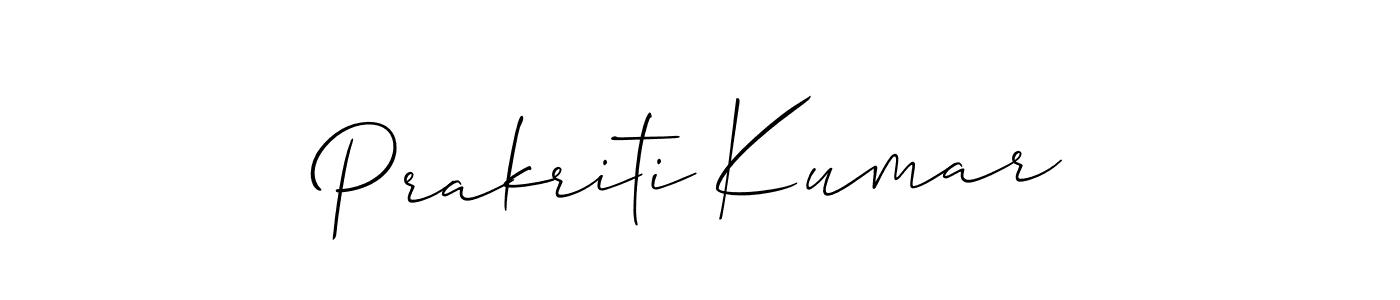 Best and Professional Signature Style for Prakriti Kumar. Allison_Script Best Signature Style Collection. Prakriti Kumar signature style 2 images and pictures png