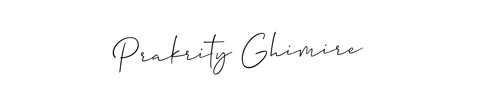 How to Draw Prakrity Ghimire signature style? Allison_Script is a latest design signature styles for name Prakrity Ghimire. Prakrity Ghimire signature style 2 images and pictures png