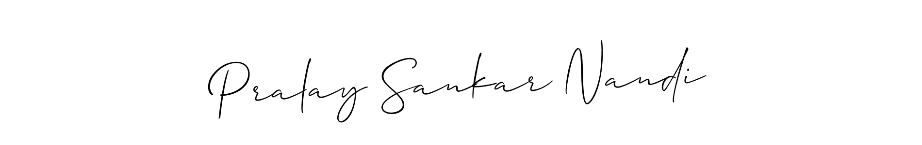 Make a beautiful signature design for name Pralay Sankar Nandi. Use this online signature maker to create a handwritten signature for free. Pralay Sankar Nandi signature style 2 images and pictures png