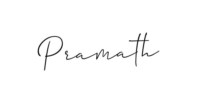 Also You can easily find your signature by using the search form. We will create Pramath name handwritten signature images for you free of cost using Allison_Script sign style. Pramath signature style 2 images and pictures png