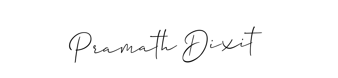 You should practise on your own different ways (Allison_Script) to write your name (Pramath Dixit) in signature. don't let someone else do it for you. Pramath Dixit signature style 2 images and pictures png