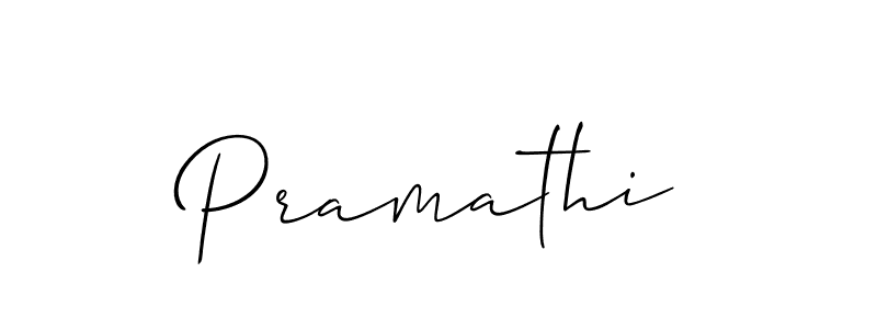 How to make Pramathi signature? Allison_Script is a professional autograph style. Create handwritten signature for Pramathi name. Pramathi signature style 2 images and pictures png