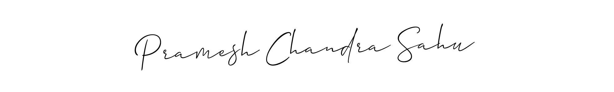 How to Draw Pramesh Chandra Sahu signature style? Allison_Script is a latest design signature styles for name Pramesh Chandra Sahu. Pramesh Chandra Sahu signature style 2 images and pictures png