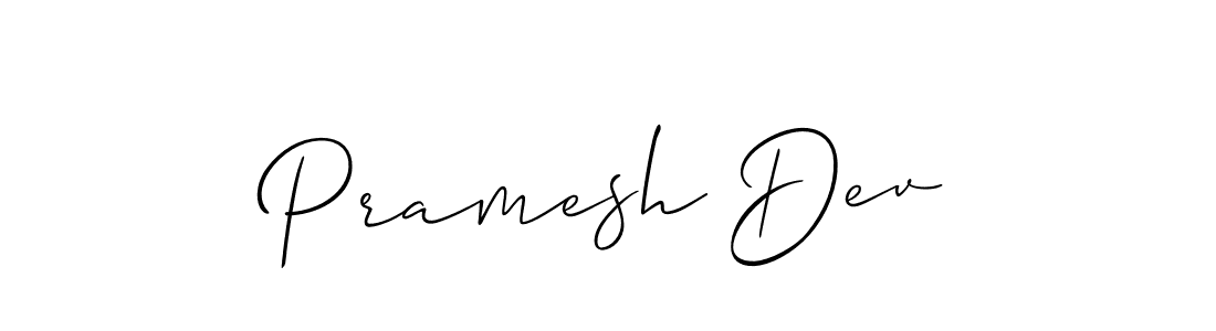 You can use this online signature creator to create a handwritten signature for the name Pramesh Dev. This is the best online autograph maker. Pramesh Dev signature style 2 images and pictures png