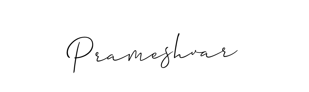 Also we have Prameshvar name is the best signature style. Create professional handwritten signature collection using Allison_Script autograph style. Prameshvar signature style 2 images and pictures png