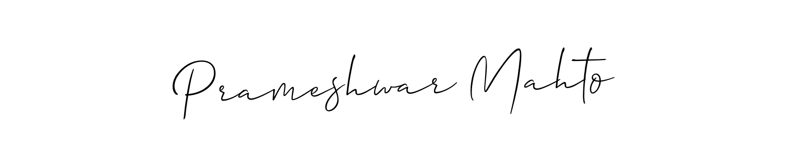 Similarly Allison_Script is the best handwritten signature design. Signature creator online .You can use it as an online autograph creator for name Prameshwar Mahto. Prameshwar Mahto signature style 2 images and pictures png