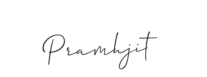 You can use this online signature creator to create a handwritten signature for the name Pramhjit. This is the best online autograph maker. Pramhjit signature style 2 images and pictures png