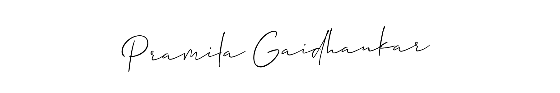 Once you've used our free online signature maker to create your best signature Allison_Script style, it's time to enjoy all of the benefits that Pramila Gaidhankar name signing documents. Pramila Gaidhankar signature style 2 images and pictures png