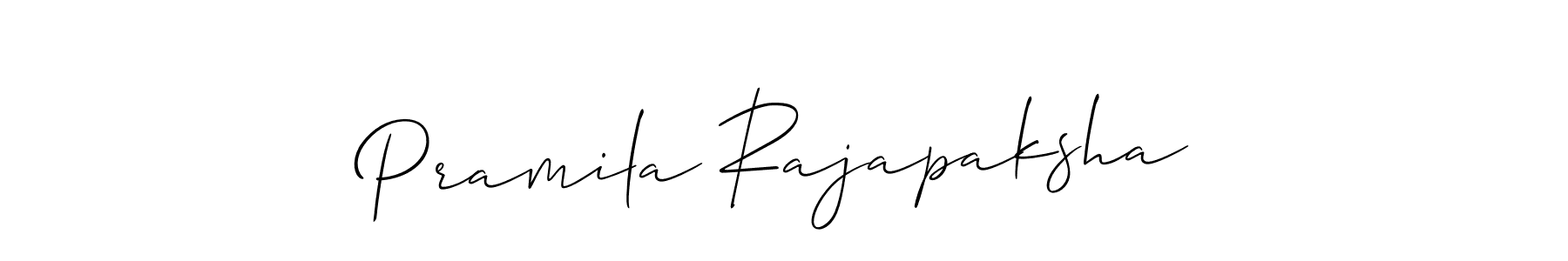 You should practise on your own different ways (Allison_Script) to write your name (Pramila Rajapaksha) in signature. don't let someone else do it for you. Pramila Rajapaksha signature style 2 images and pictures png