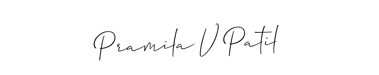 Once you've used our free online signature maker to create your best signature Allison_Script style, it's time to enjoy all of the benefits that Pramila V Patil name signing documents. Pramila V Patil signature style 2 images and pictures png