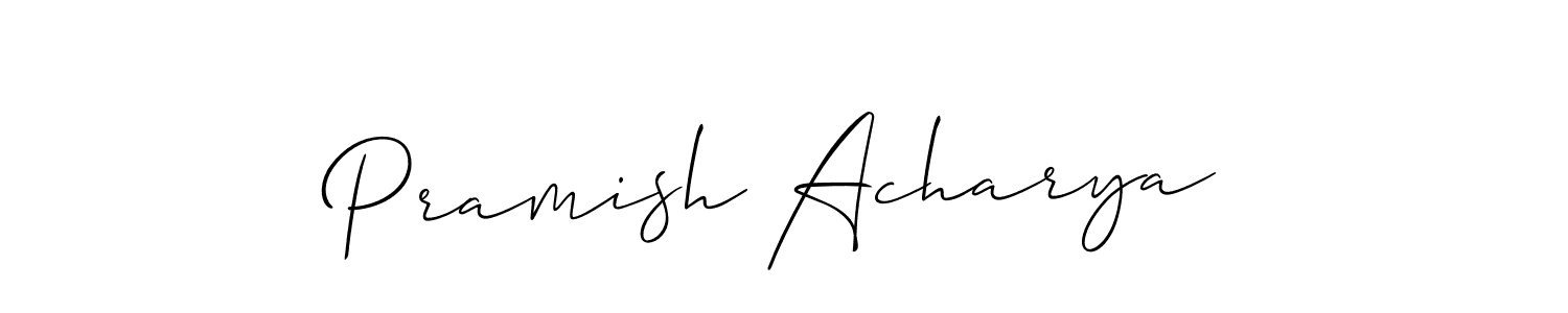 Check out images of Autograph of Pramish Acharya name. Actor Pramish Acharya Signature Style. Allison_Script is a professional sign style online. Pramish Acharya signature style 2 images and pictures png