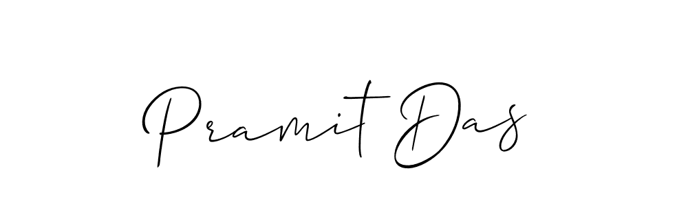 You should practise on your own different ways (Allison_Script) to write your name (Pramit Das) in signature. don't let someone else do it for you. Pramit Das signature style 2 images and pictures png