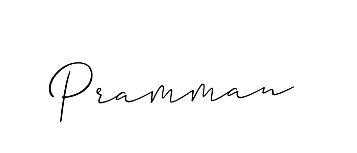 Make a beautiful signature design for name Pramman. Use this online signature maker to create a handwritten signature for free. Pramman signature style 2 images and pictures png