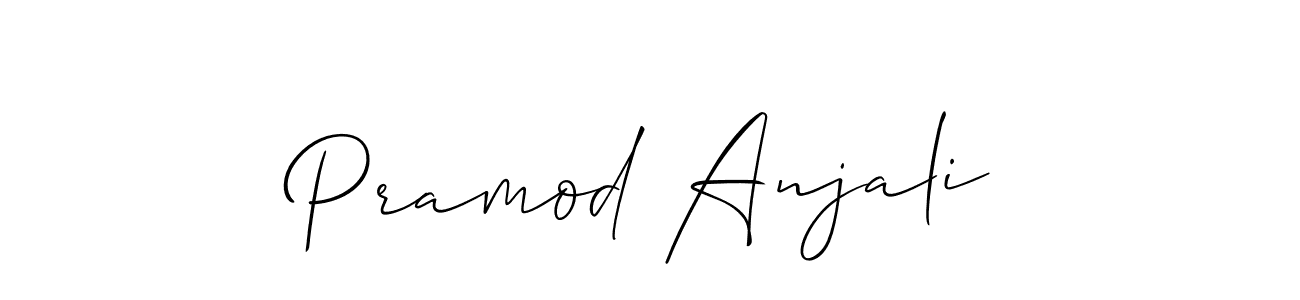 You can use this online signature creator to create a handwritten signature for the name Pramod Anjali. This is the best online autograph maker. Pramod Anjali signature style 2 images and pictures png