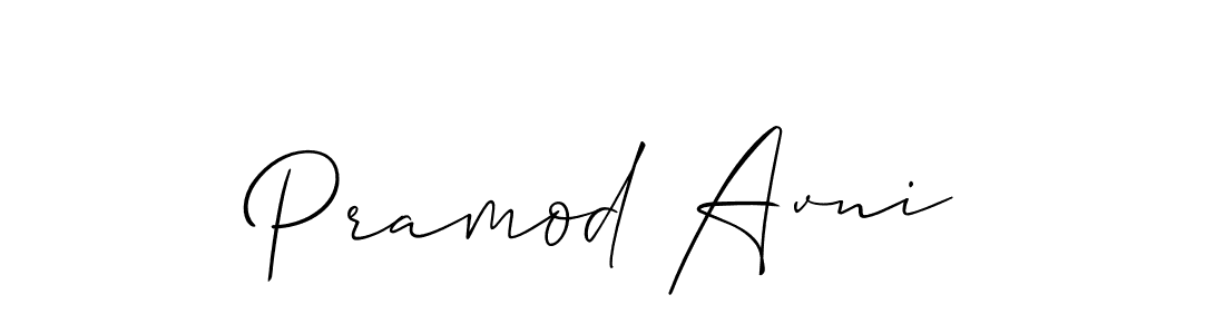 Also You can easily find your signature by using the search form. We will create Pramod Avni name handwritten signature images for you free of cost using Allison_Script sign style. Pramod Avni signature style 2 images and pictures png