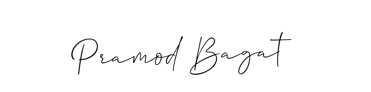 Also You can easily find your signature by using the search form. We will create Pramod Bagat name handwritten signature images for you free of cost using Allison_Script sign style. Pramod Bagat signature style 2 images and pictures png