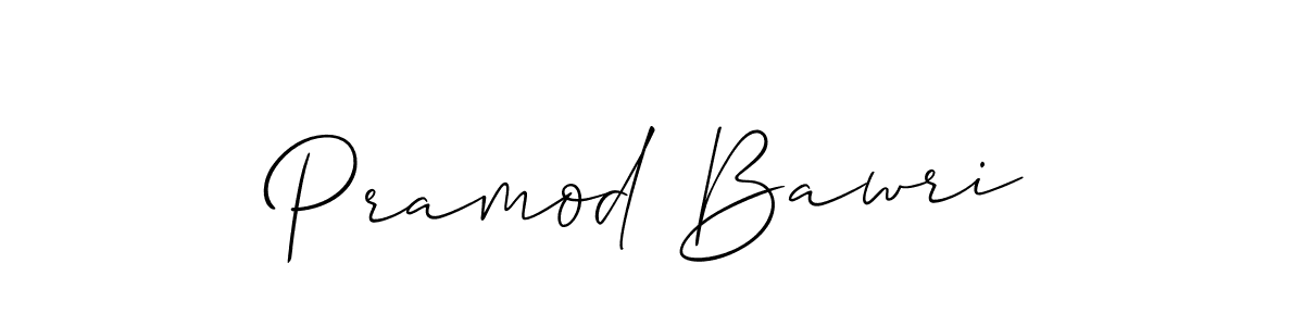 Best and Professional Signature Style for Pramod Bawri. Allison_Script Best Signature Style Collection. Pramod Bawri signature style 2 images and pictures png