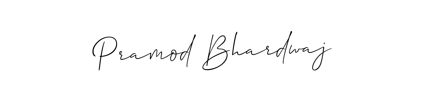 You should practise on your own different ways (Allison_Script) to write your name (Pramod Bhardwaj) in signature. don't let someone else do it for you. Pramod Bhardwaj signature style 2 images and pictures png