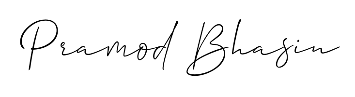 Elevate your brand with a stunning Pramod Bhasin eSignature. The Allison_Script style provides a balanced, flowing aesthetic for everyday signing. Pramod Bhasin signature style 2 images and pictures png