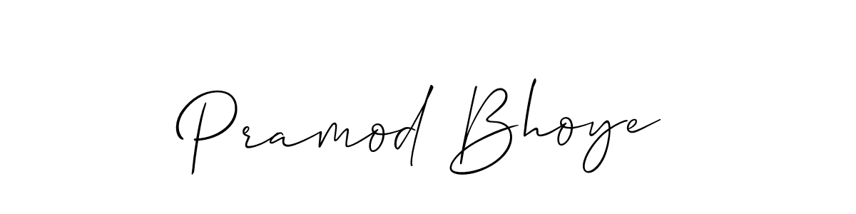 if you are searching for the best signature style for your name Pramod Bhoye. so please give up your signature search. here we have designed multiple signature styles  using Allison_Script. Pramod Bhoye signature style 2 images and pictures png