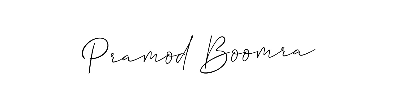 Best and Professional Signature Style for Pramod Boomra. Allison_Script Best Signature Style Collection. Pramod Boomra signature style 2 images and pictures png