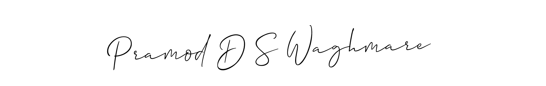 Similarly Allison_Script is the best handwritten signature design. Signature creator online .You can use it as an online autograph creator for name Pramod D S Waghmare. Pramod D S Waghmare signature style 2 images and pictures png