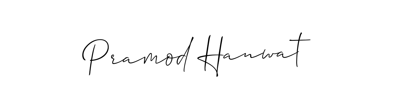 Make a beautiful signature design for name Pramod Hanwat. Use this online signature maker to create a handwritten signature for free. Pramod Hanwat signature style 2 images and pictures png