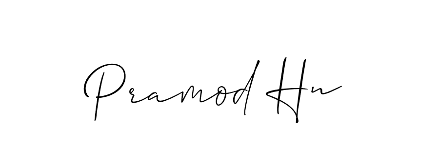 Allison_Script is a professional signature style that is perfect for those who want to add a touch of class to their signature. It is also a great choice for those who want to make their signature more unique. Get Pramod Hn name to fancy signature for free. Pramod Hn signature style 2 images and pictures png