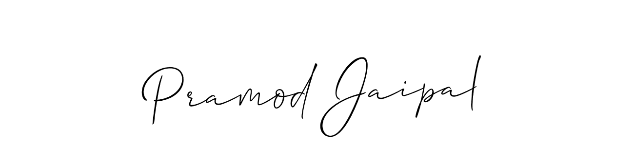 if you are searching for the best signature style for your name Pramod Jaipal. so please give up your signature search. here we have designed multiple signature styles  using Allison_Script. Pramod Jaipal signature style 2 images and pictures png