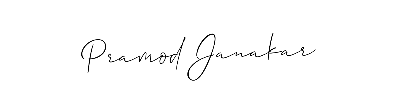 You can use this online signature creator to create a handwritten signature for the name Pramod Janakar. This is the best online autograph maker. Pramod Janakar signature style 2 images and pictures png