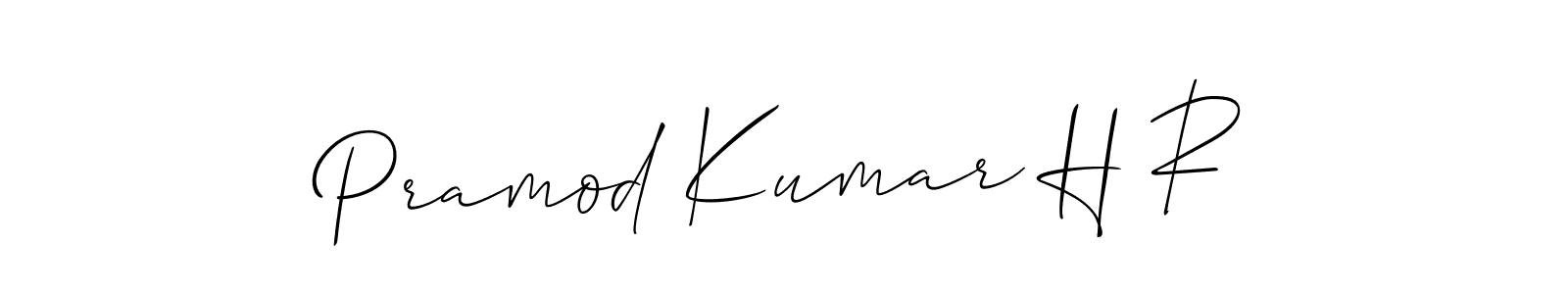 Once you've used our free online signature maker to create your best signature Allison_Script style, it's time to enjoy all of the benefits that Pramod Kumar H R name signing documents. Pramod Kumar H R signature style 2 images and pictures png