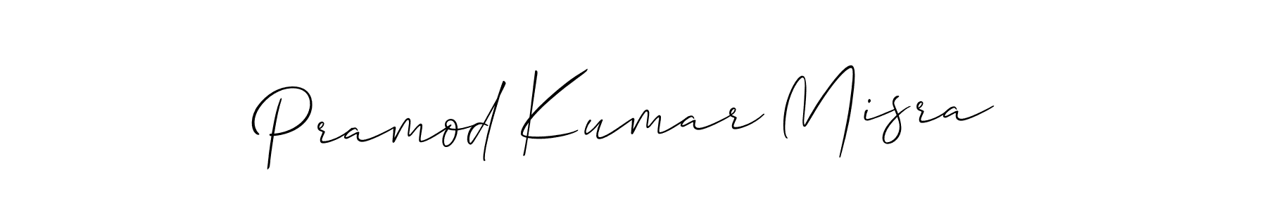 The best way (Allison_Script) to make a short signature is to pick only two or three words in your name. The name Pramod Kumar Misra include a total of six letters. For converting this name. Pramod Kumar Misra signature style 2 images and pictures png