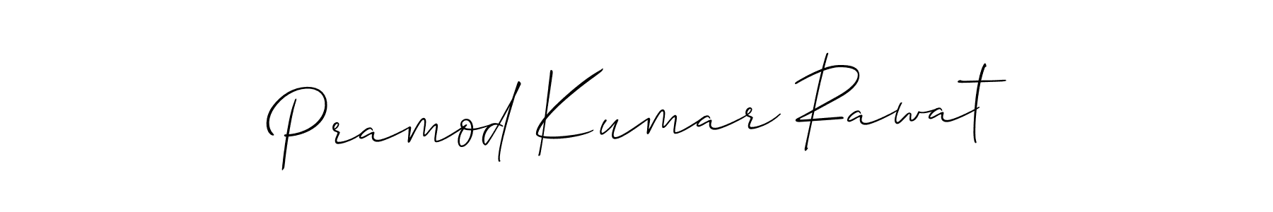 Create a beautiful signature design for name Pramod Kumar Rawat. With this signature (Allison_Script) fonts, you can make a handwritten signature for free. Pramod Kumar Rawat signature style 2 images and pictures png