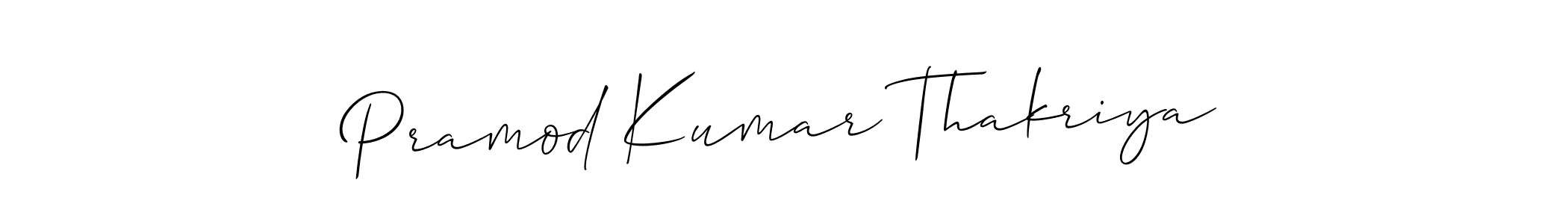 Here are the top 10 professional signature styles for the name Pramod Kumar Thakriya. These are the best autograph styles you can use for your name. Pramod Kumar Thakriya signature style 2 images and pictures png