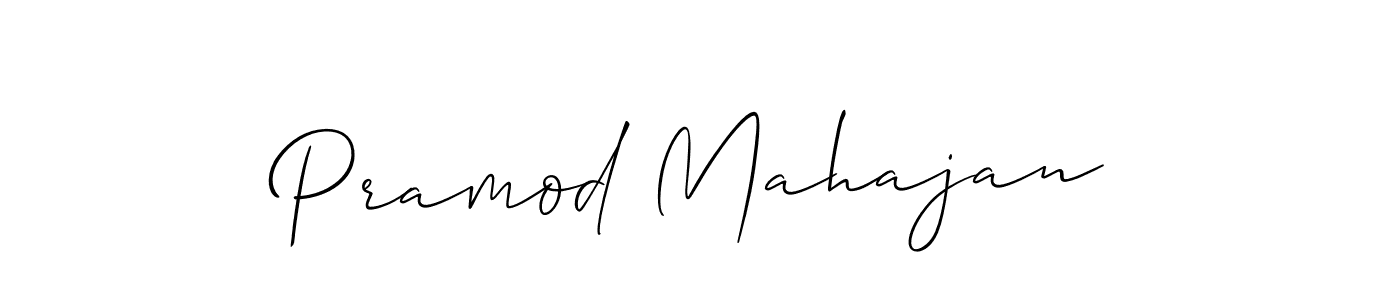 You should practise on your own different ways (Allison_Script) to write your name (Pramod Mahajan) in signature. don't let someone else do it for you. Pramod Mahajan signature style 2 images and pictures png